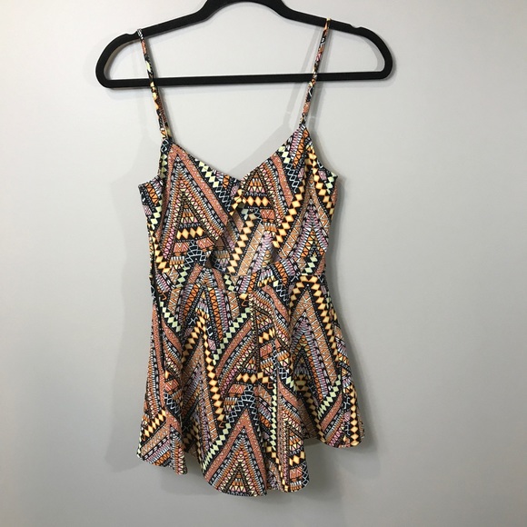 Divided (H&M) Tribal Print Romper sz. 4 - Picture 2 of 4